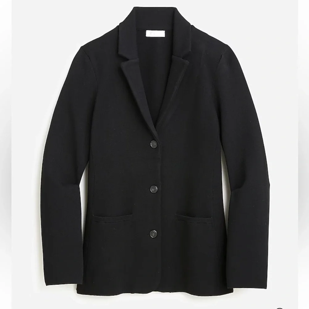 J. Crew Women’s Schoolboy Sweater Blazer Black